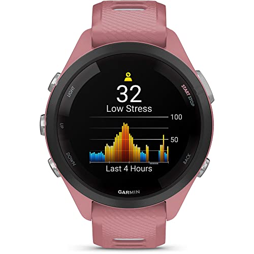 Garmin Forerunner 265 Running Smartwatch, Colorful AMOLED Display, Training Metrics and Recovery Insights