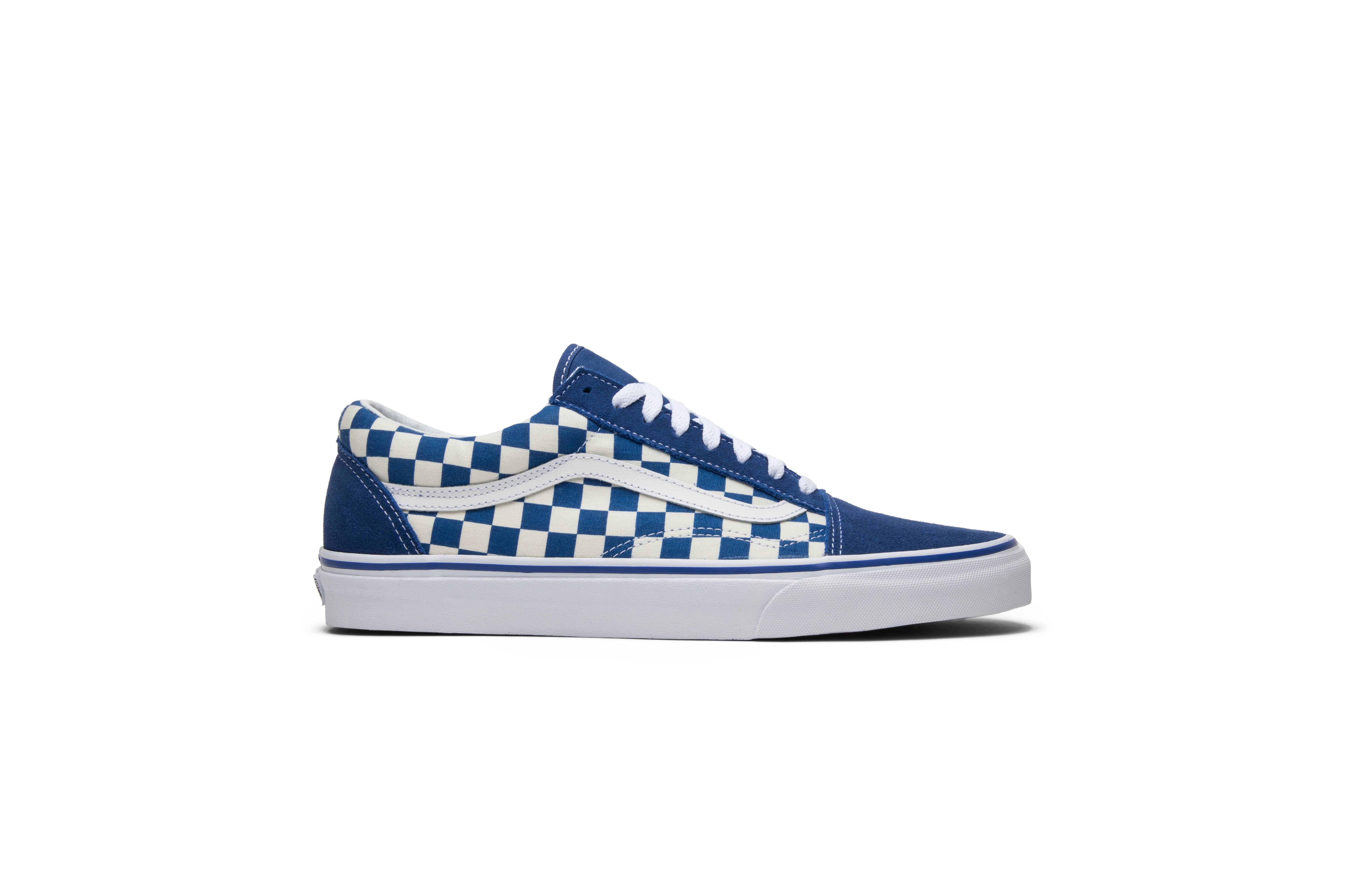 Vans Old Skool Blue Checkerboard