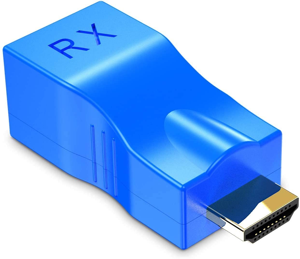 HDMI to RJ45 Extender, Eanetf HDMI to RJ45 Ethernet Network Converter Over by Cat5-e/6 Cable Splitter 1080p up to 30m/98ft Repeater for HDTV HDPC PS4 STB