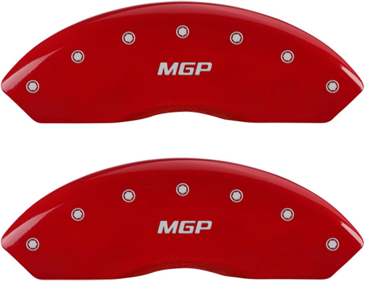 Upgrade Your Auto Set of 4 Red MGP Caliper Covers for Lexus GS350 F Sport 2013-2018