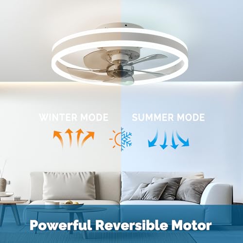 Orison Low Profile Ceiling Fan with Light