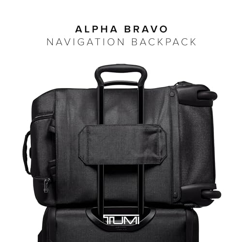 TUMI - Alpha Bravo International 2 Wheeled Duffel Backpack Carry-On - Ballistic Nylon - 21.8" X 14.0" X 9.0" - Black