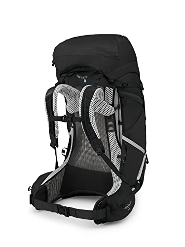 Osprey Atmos AG LT 65L Men's Backpacking Backpack, Black, L/XL