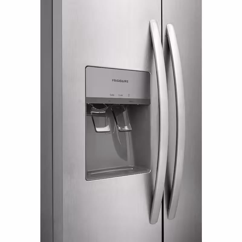 36.1 in. 22.3 cu. ft. Counter Depth Side-by-Side Refrigerator in Stainless Steel