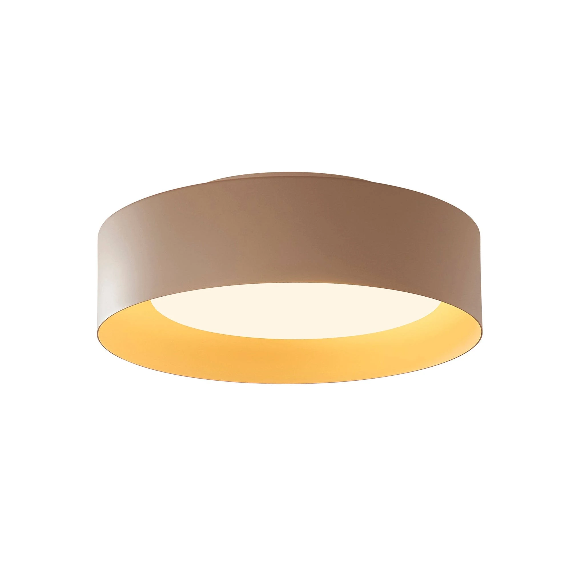 Bromi Design B4106St Lynch 15.75 in. 3-Light Sand u0026 Tan Flushmount Cei
