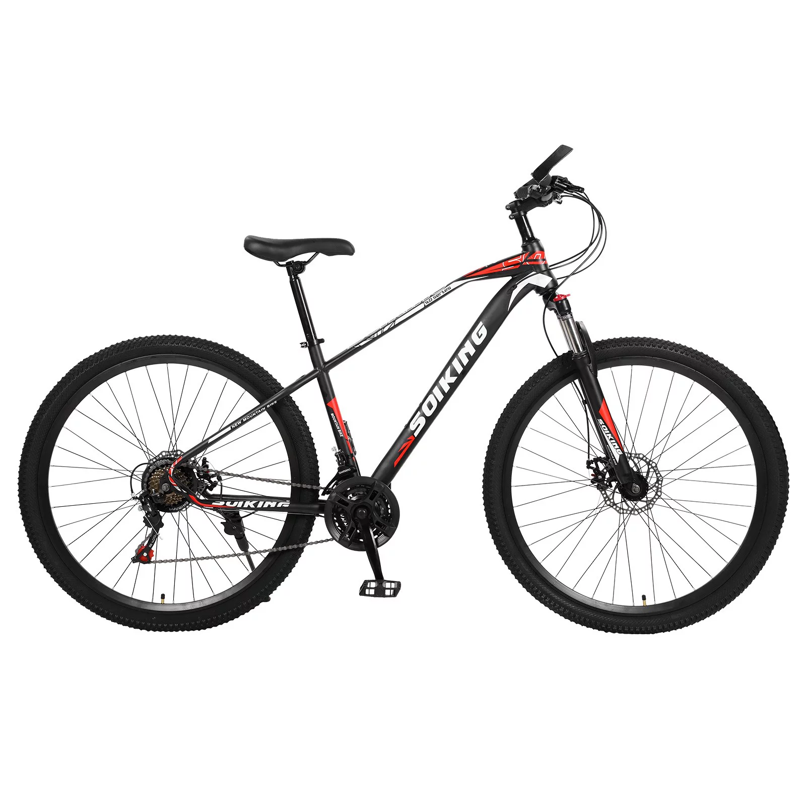 Guzom Adult Mountain Bikes- Mountain Bike 26-inch Outdoor Sports, 21-Speed , Suitable for Men and Women