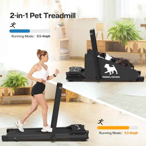Dog Running Machine,Treadmill for Dogs Small Medium Dogs,Exercise Equipment for Puppy Pet Doggie Treadmill,Up to 220lbs, Low Noise