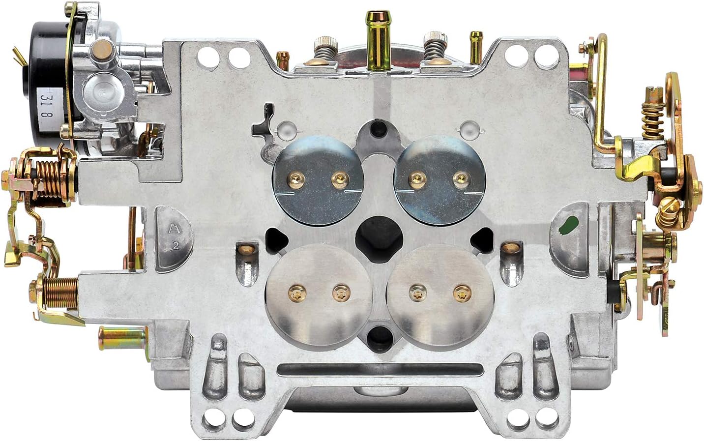 Edelbrock 1406 Performer 600 CFM Square Bore 4-Barrel Air Valve Secondary Electric Choke Carburetor