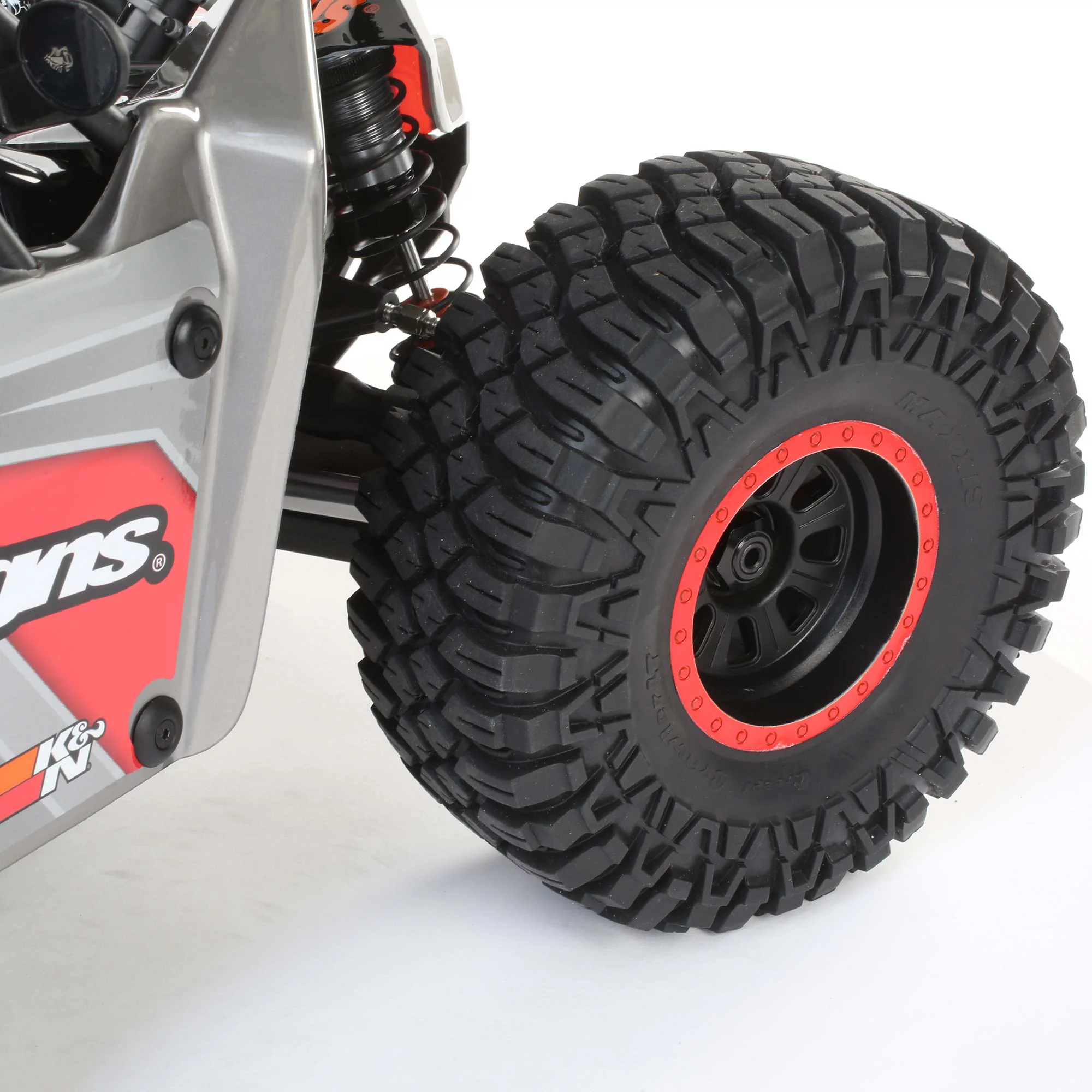 Losi RC Truck 1/6 Super Rock Rey V2 4 Wheel Drive Brushless Rock Racer RTR Battery and Charger Not Included Gray LOS05016V2T2 Cars Electric Kit Other