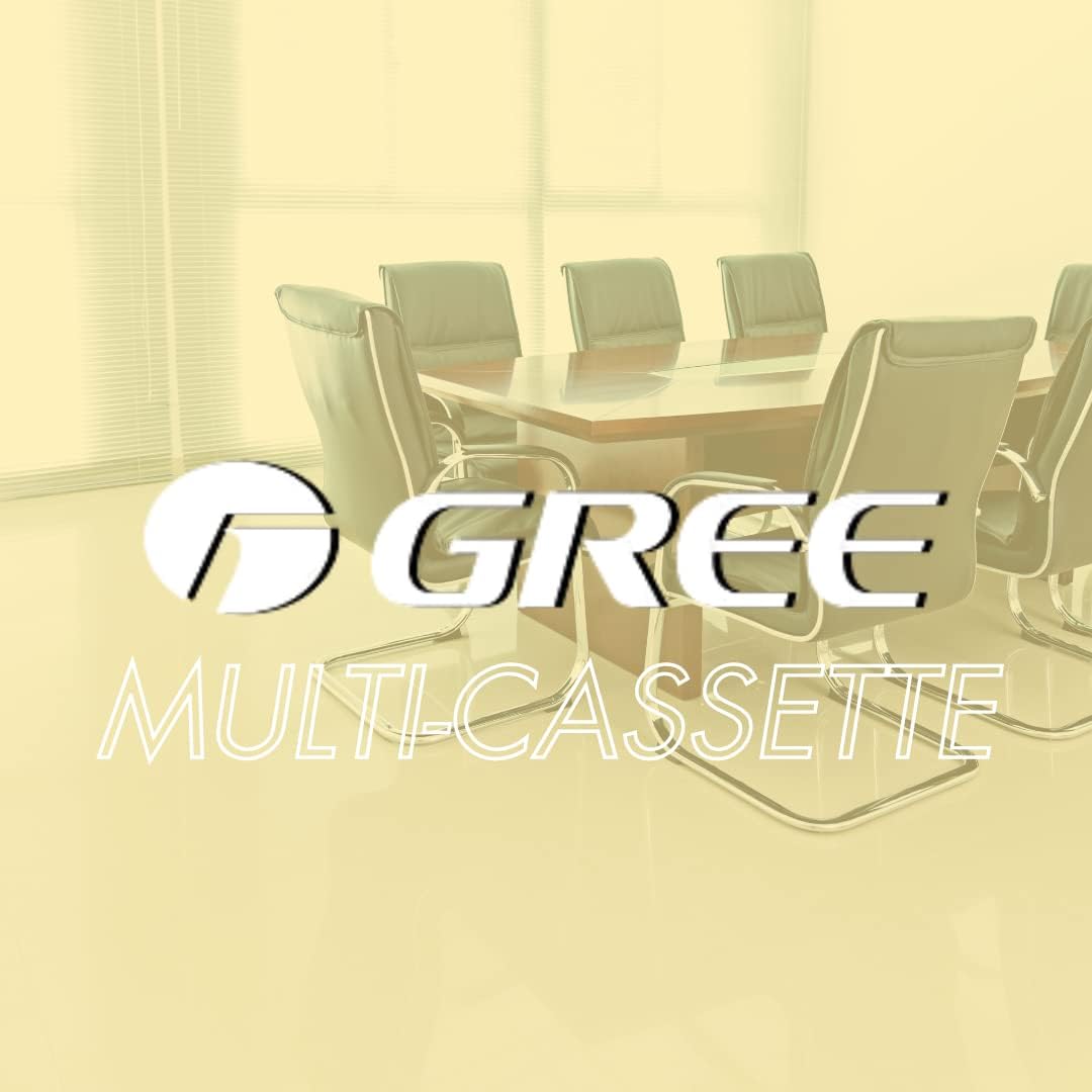 Gree MULTI24CCAS205-24,000 BTU Multi21+ Dual-Zone Ceiling Cassette Mini Split Air Conditioner Heat Pump 208-230V (18-18)