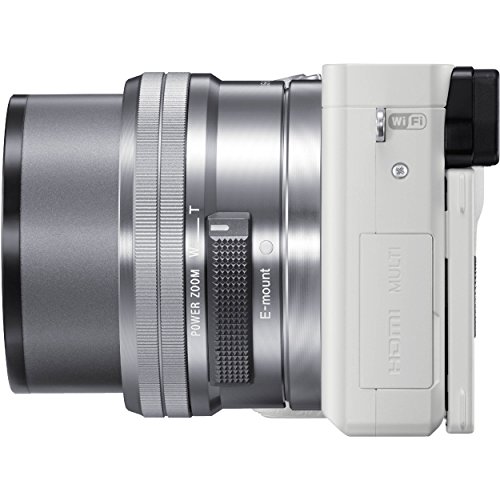 Sony Alpha a6000 Mirrorless Digital Camera with 16-50 mm Lens, 24 MP (White)