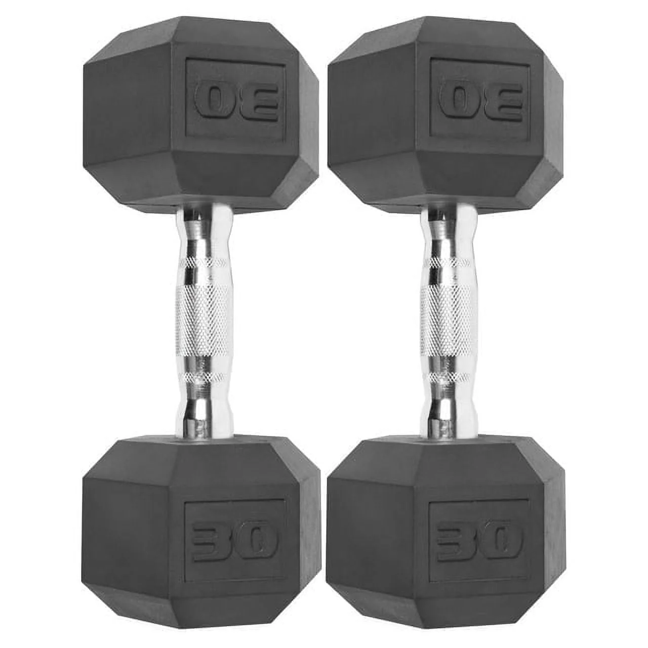 CAP Barbell, 20lb Coated Rubber Hex Dumbbell, Pair