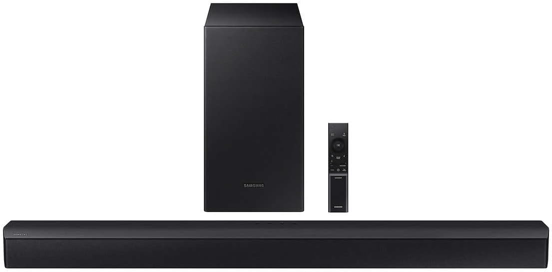 Samsung HW-C43C/ZA 2.1 ch DTS Virtual:X Soundbar 270-Watts w/ Subwoofer, Black (Renewed)