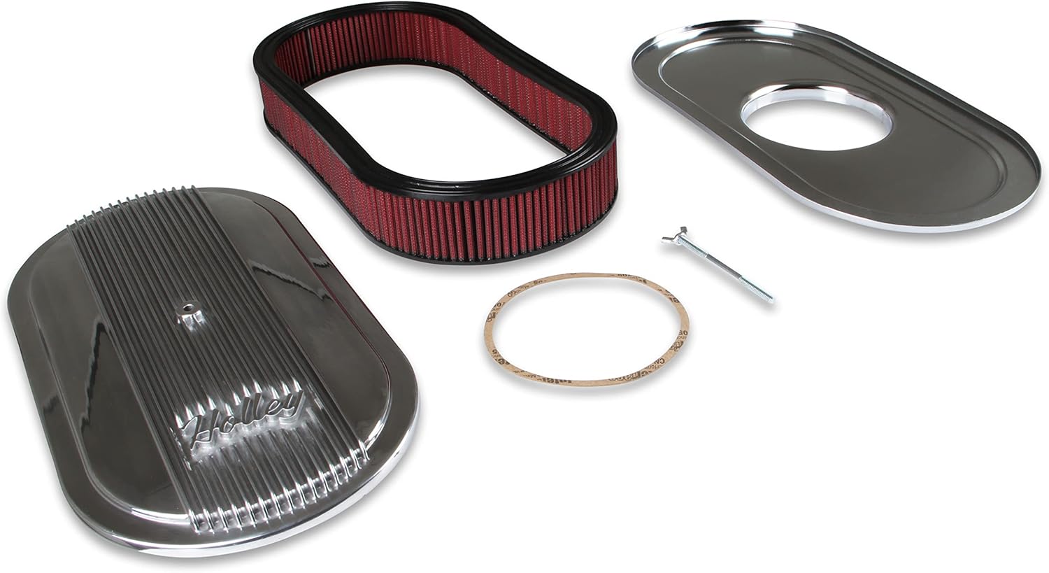 Holley 120-401: Oval Air Cleaner, Finned