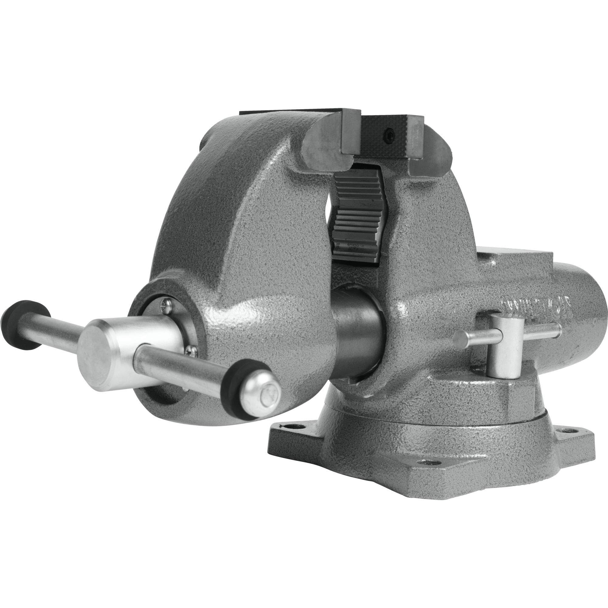 Wilton 28825 Combination Pipe and Bench 3-1/2x22 Jaw Round Channel Vise with Swivel Base