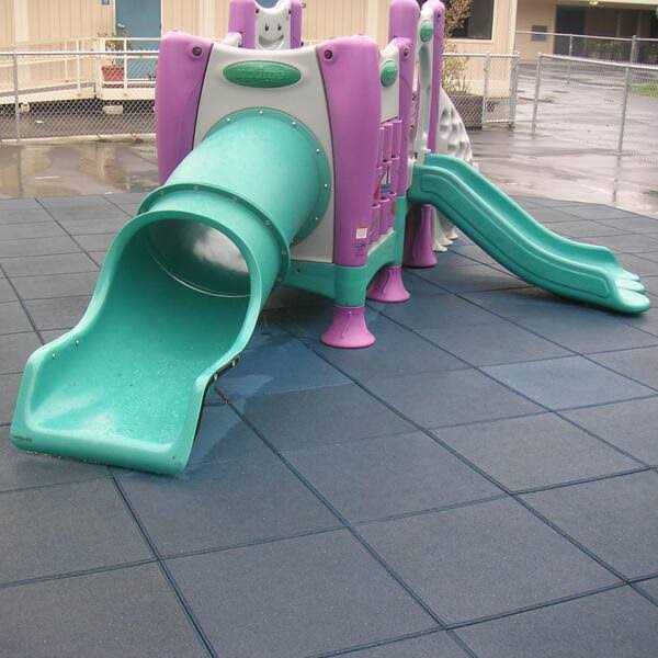 Rubber-Cal Eco-Safety Interlocking Playground Tiles 2.50 x 19.5 x 19.5 Inch - Shop Hardware Tools Online Store