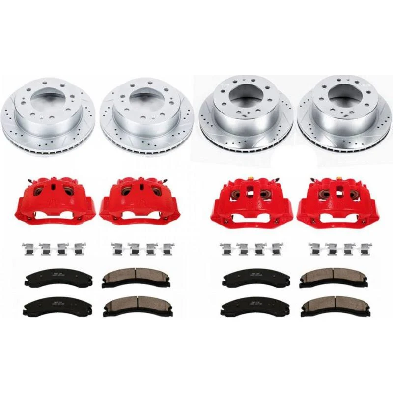 Power Stop Z23 Front and Rear Brake Kit with Calipers KC1302