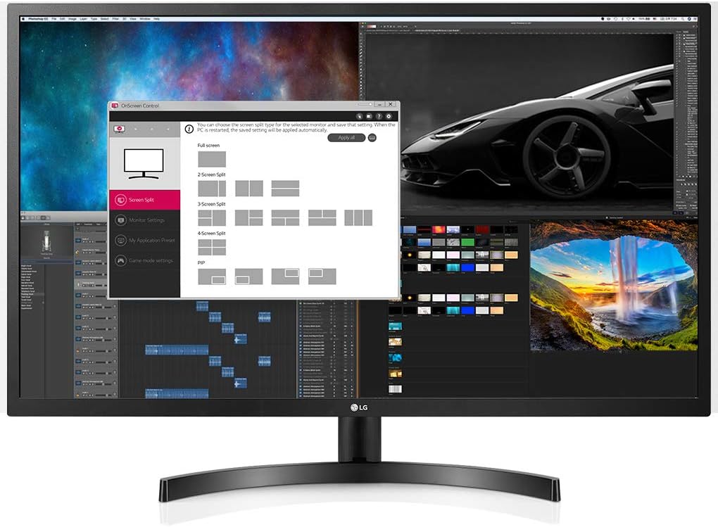 LG 32MN600P-B 31.5′′ Full HD 1920 x 1080 IPS Monitor with AMD FreeSync with Display Port and HDMI Inputs (2020 Model)