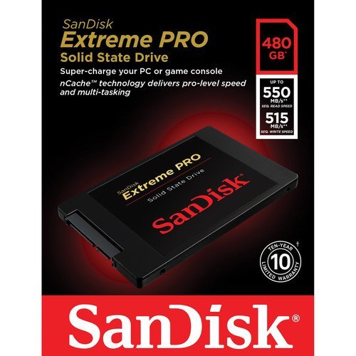 SanDisk Extreme PRO 960GB SATA 6.0GB/s 2.5-Inch 7mm Height Solid State Drive (SSD) with 10-Year Warranty- SDSSDXPS-960G-G25