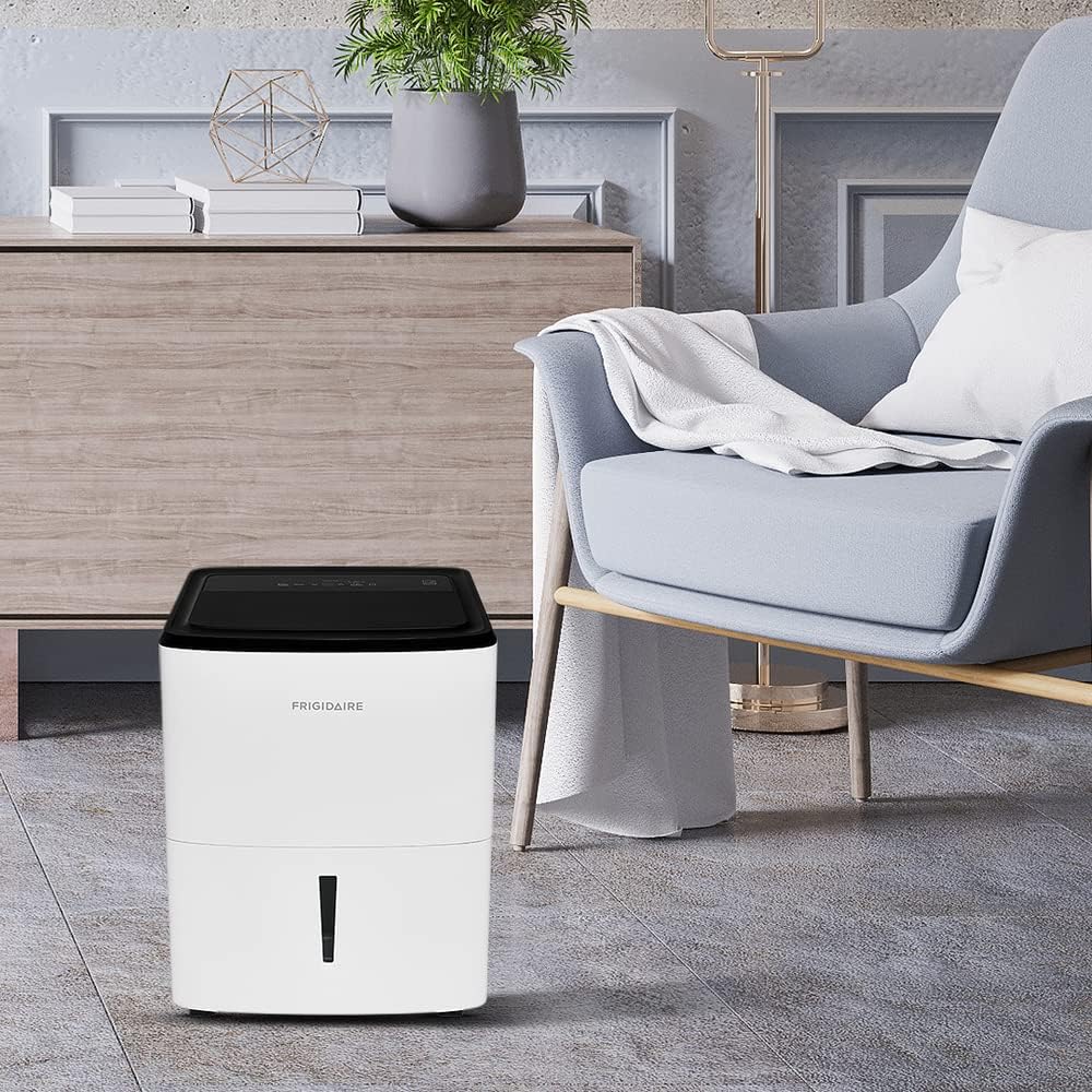 Frigidaire Dehumidifier, High Humidity 50 Pint Capacity, in White