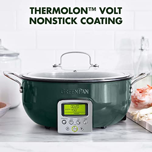 GreenPan Elite Essential Smart Electric 6QT Skillet Pot