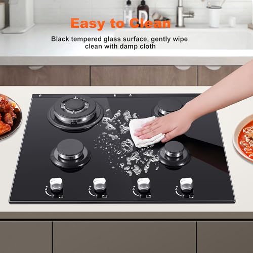 Amzgachfktch Black Gas Cooktop
