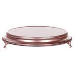 16 inch Round Wedding Cake Stand Plateau (Silver)