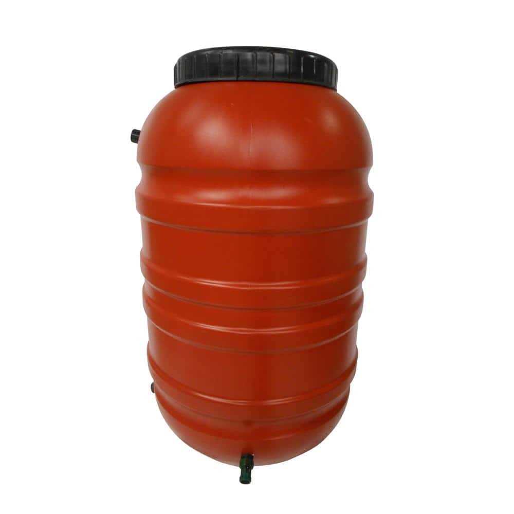 Upcycle Products 55 Gallon Terra-Cotta Rain Barrel - Shop Hardware Tools Online Store
