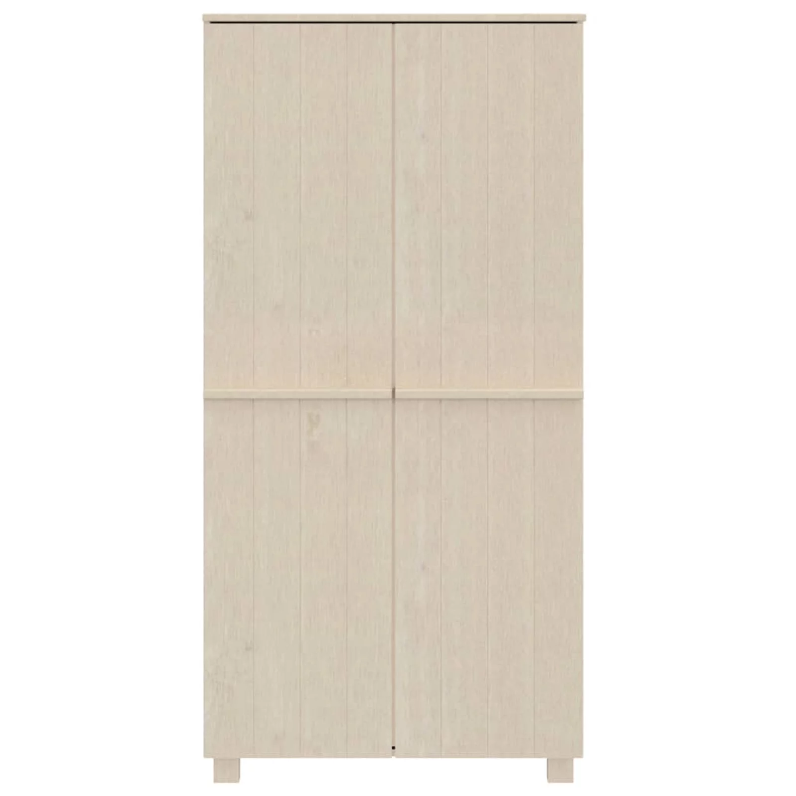 moobody Wardrobe with Storage Compartment and Hanging Rod, Pine Wood Clothes Organizer, Wooden Armoire Cabinet for Bedroom Home Furniture 39 x 17.7 x 70.9 Inches (W x D x H)