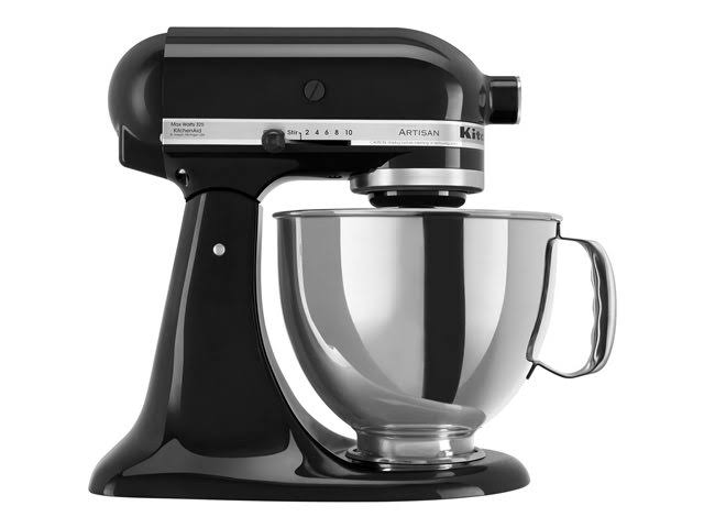 KitchenAid Artisan KSM150PSOB 5-Quart Mixer - Onyx Black - 325W