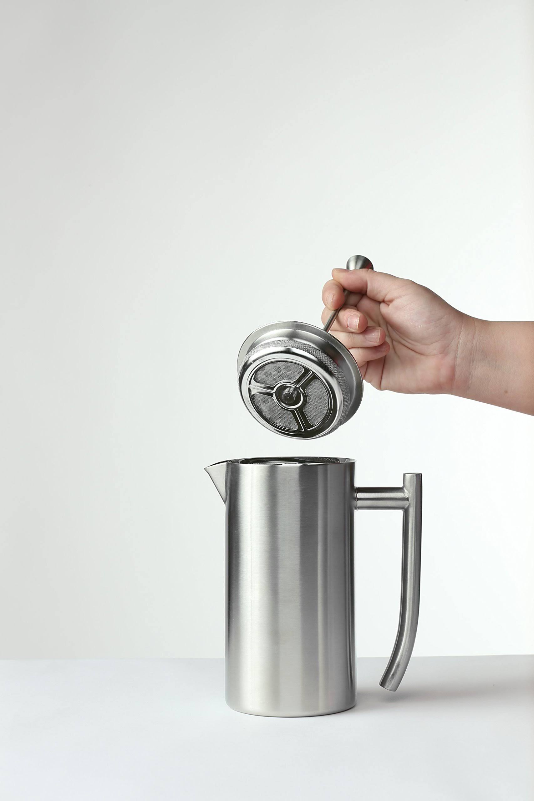 Frieling USA Double Wall Stainless Steel French Press Coffee Maker 17-Ounce