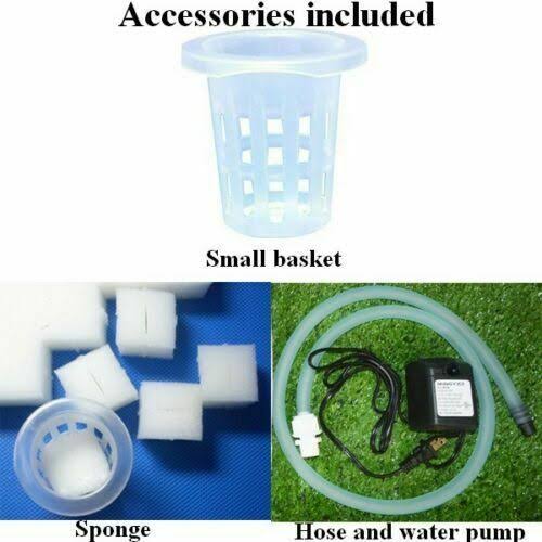 Ladder-Style Hydroponic Site Grow Kit 36 Holes Garden System Vegetable