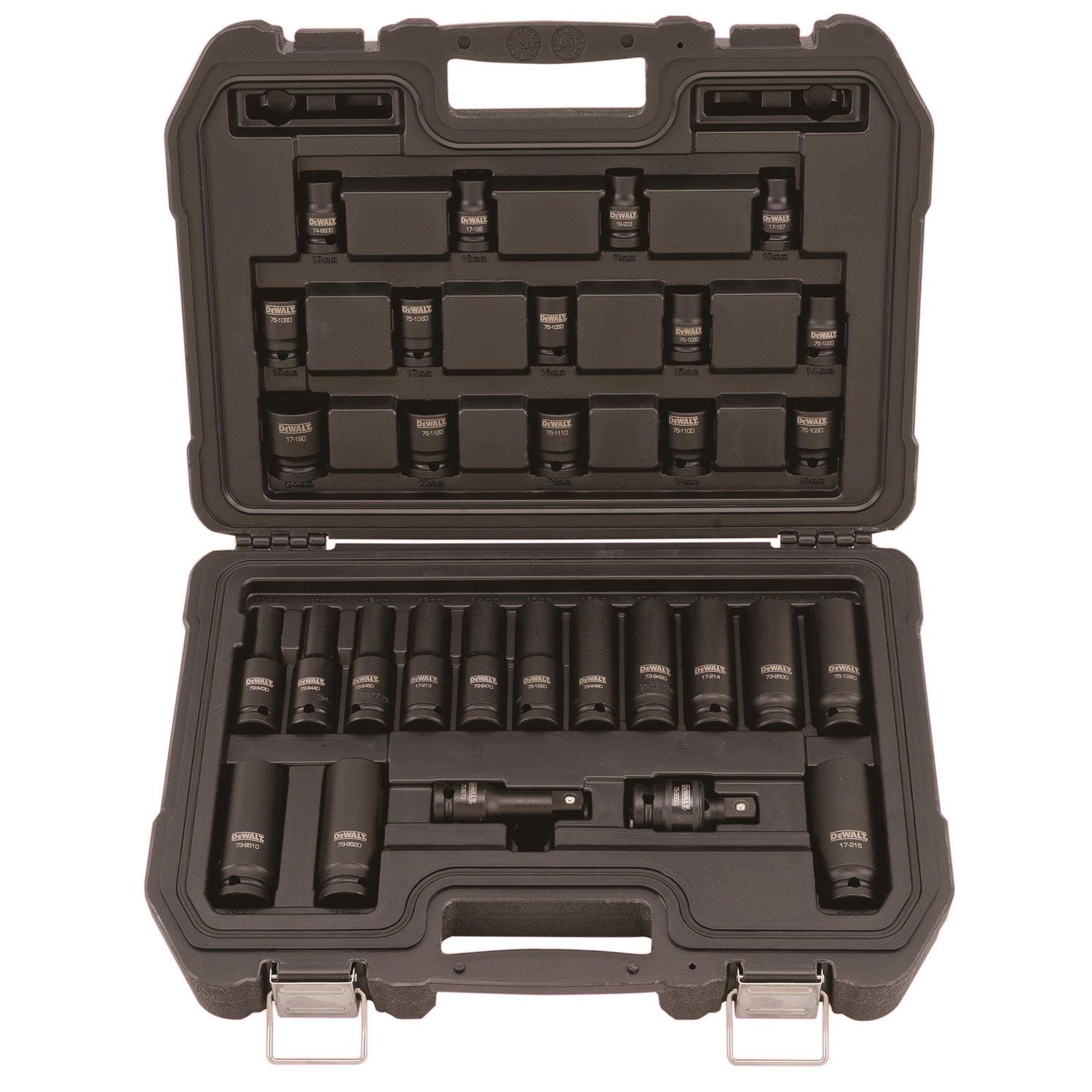 DeWalt 30 Piece 1/2 in Drive Combination Impact Socket Set DWMT19249 - Shop Hardware Tools Online Store