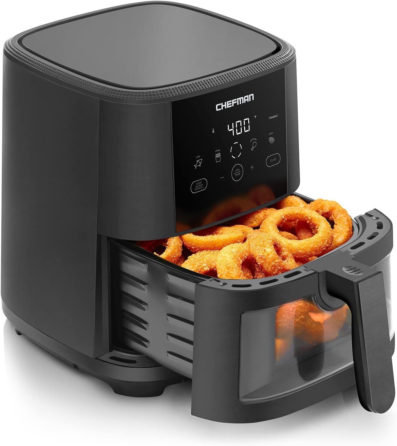 CHEFMAN Multifunctional Digital Air Fryer+ Rotisserie, Dehydrator & TurboTouch Easy View Air Fryer, The Most Convenient And Healthy Way To Cook Oil-Free