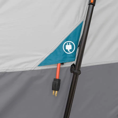 Ozark Trail 20' x 10' x 80 Instant Cabin Tent in Gray and Teal, Sleeps 12