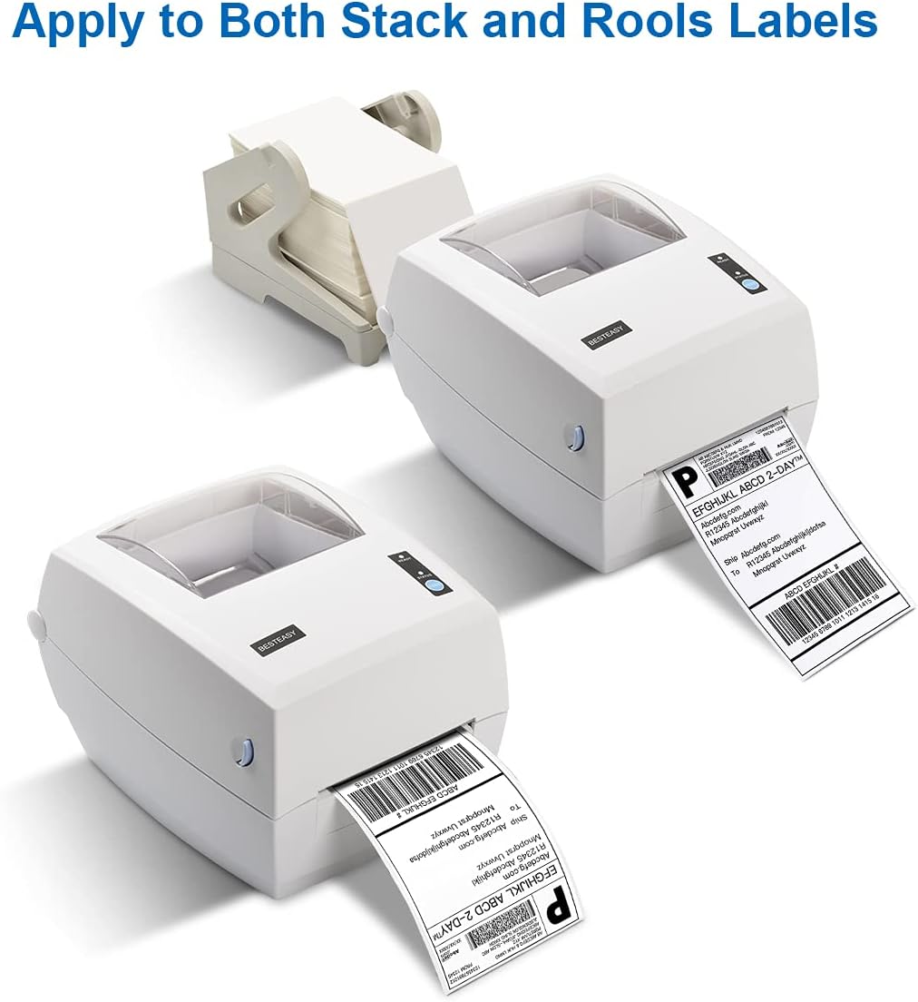 BESTEASY Thermal Label Printer, High Speed Label Printer for Shipping Packages, Label Printer for Small Business, Compatible with USPS,FedEx,Amazon, Ebay,ups,etsy,etc