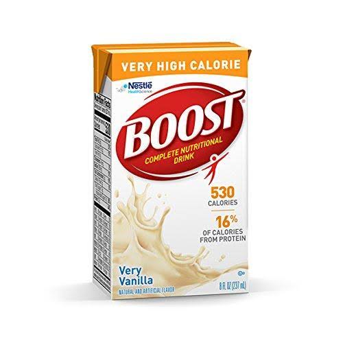 Boost VHC Very High Calorie Complete Nutritional Drink - 8 oz, 27 EA