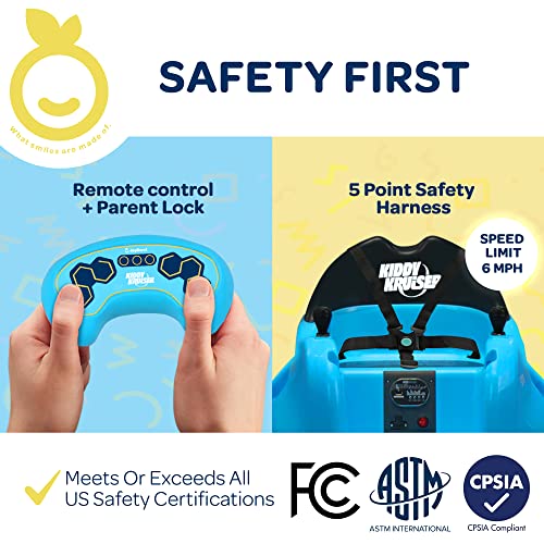 Bumper Car for Toddlers - Toddler, Baby, and Kids Ride On Toy Electric Bumper Car - with Bluetooth, Music and Remote/Safety Certified, Kid Approved, Electric Kids Ride on Bumper Car Gift