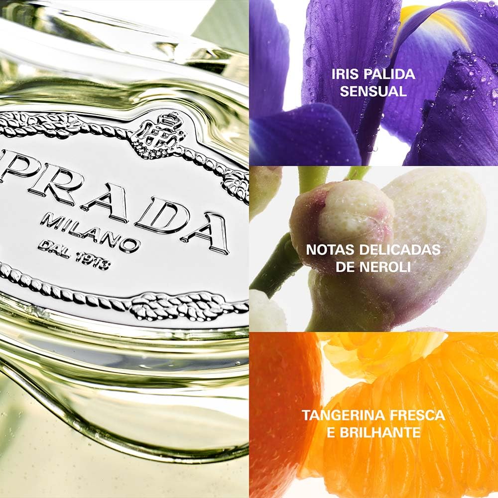 Prada Infusion d'Iris 3-Pcs Gift Set (Eau de Parfum Spray 3.4 Fl Oz + Body Lotion 1.7 Fl Oz + Eau de Parfum 0.34 Fl Oz)