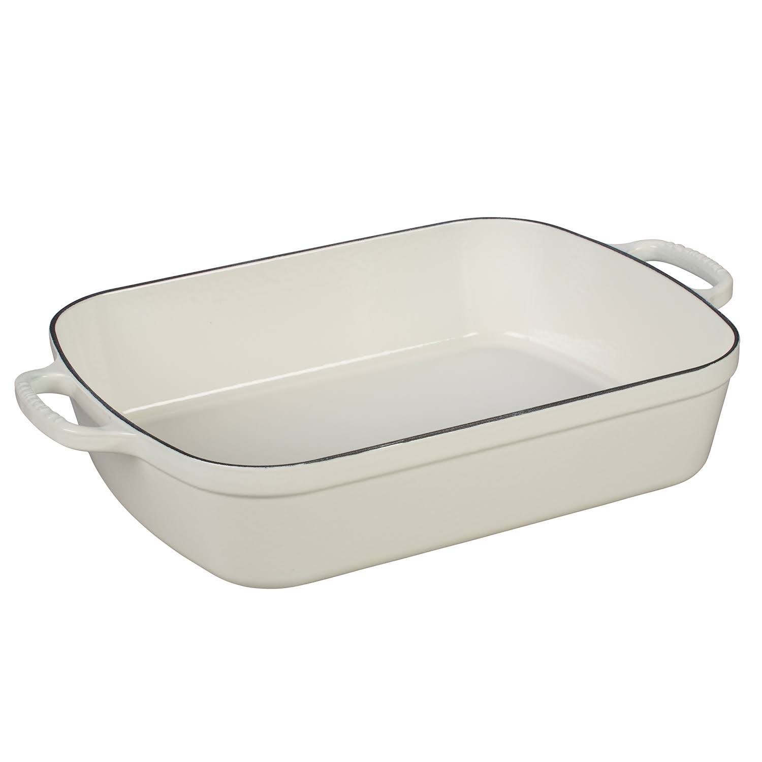 Le Creuset Signature 7-Quart Cast Iron Rectangular Roaster - Oyster