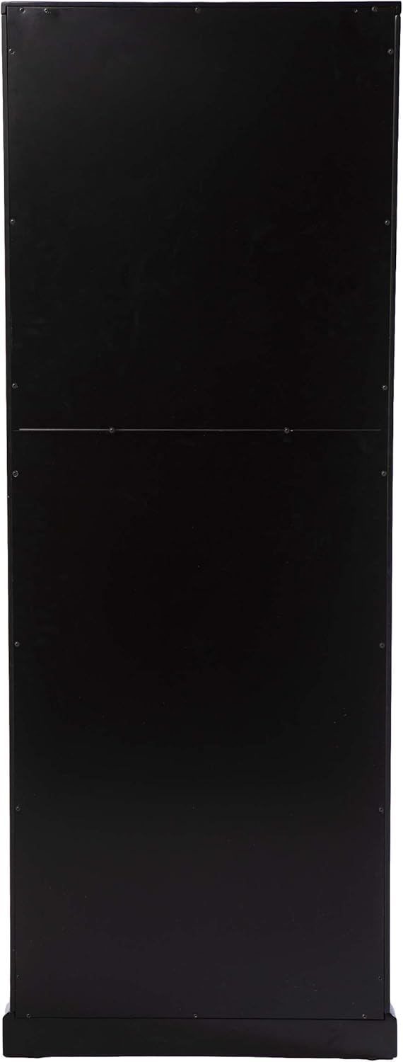 SEI Furniture Burland Curio Cabinet, Black