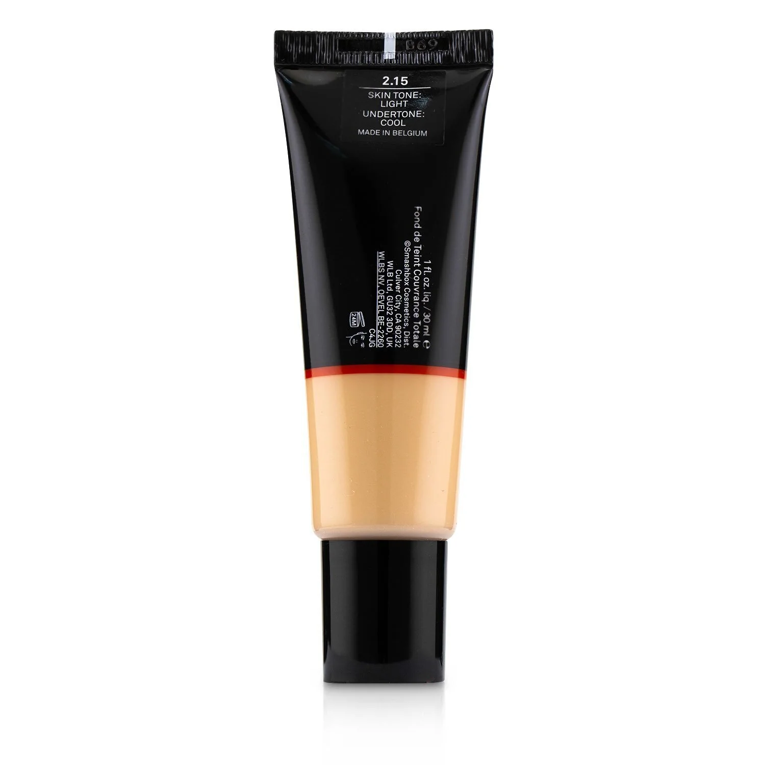 Smashbox Studio Skin Full Coverage 24 Hour Foundation - # 1 Fair With Cool Peach Undertone  30ml/1oz