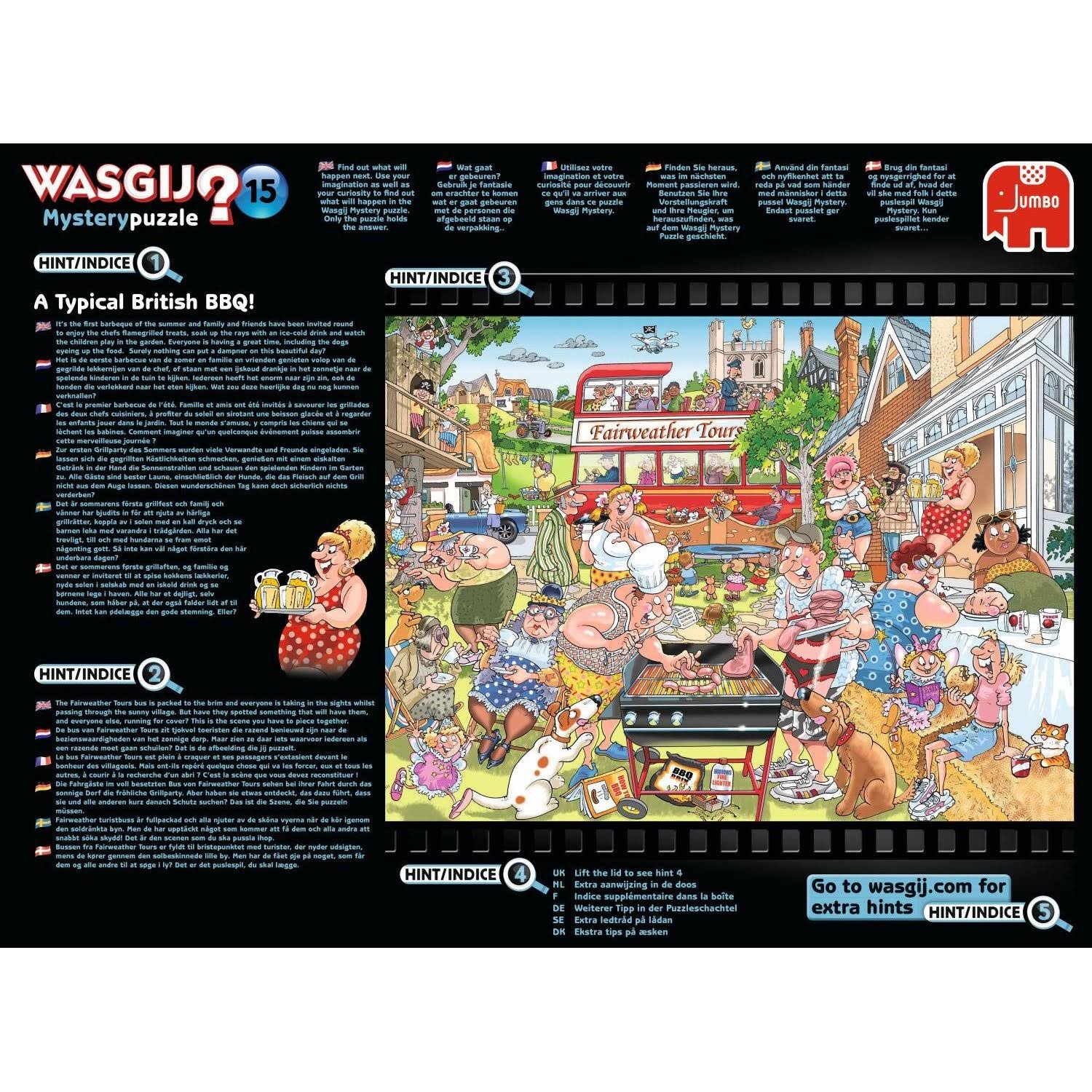 Wasgij 19163 Mystery 15 A Typical British BBQ Jigsaw Puzzle