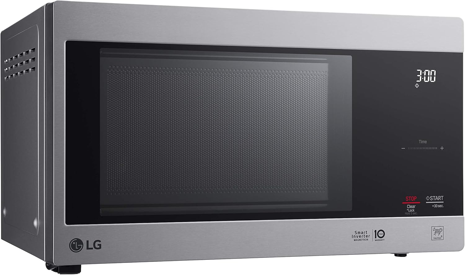 LG LMC0975ASZ 0.9 CF Countertop Microwave, Smart Inverter, Easy-Clean Interior with Hexagonal Ring, Stainless Steel
