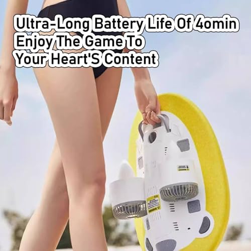 Underwater Propelle Scooter, 5km/Hour Water-Powered Pontoon, Underwater Thruster Scuba Scooter Swimming Booster with Battery and Dual Motor Drive,2batteries