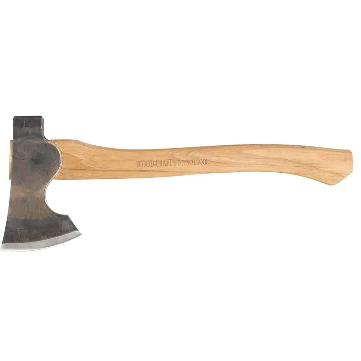 Council Tool 1.7#Wood-Craft Camp Carver Axe, 16x22 Curved Handle Axe Model - USA Made