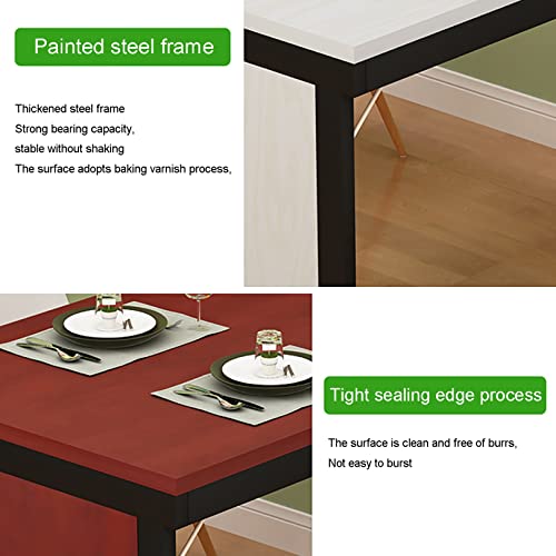 Folding Dining Table Wall-Mounted Fold Up Wall Table for Small Spaces, Convertible Desk MDF Wall Table Computer Desk for Office, Bedroom, Kitchen