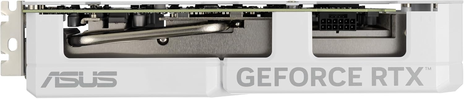 ASUS Dual GeForce RTX™ 4070 Super EVO White OC Edition (PCIe 4.0, 12GB GDDR6X, DLSS 3, HDMI 2.1a, DisplayPort 1.4a, 2.5-Slot Design, Axial-tech Fan Design, Dual BIOS)
