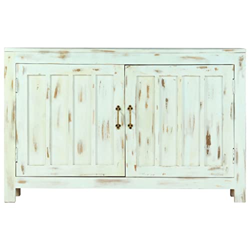 Sideboard Light Pink,Wooden Sideboards,Dinning Room Storage,Buffets Sideboards,for Living Room,Dining Room 43.3"x13.8"x27.6" Solid Mango Wood