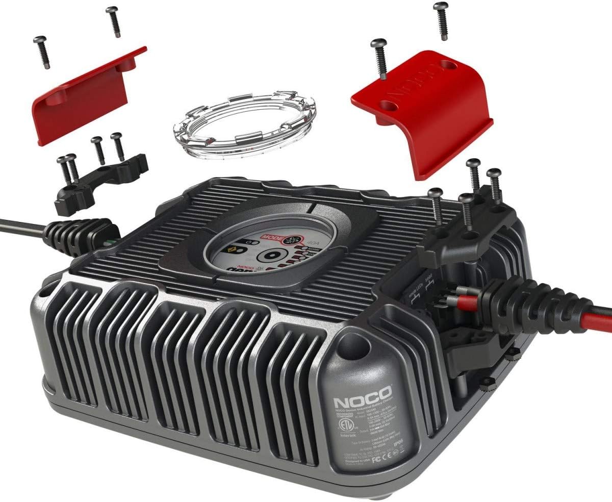 NOCO Genius GX2440 40A Smart Onboard Battery Charger, 24V Commercial Charger, Battery Maintainer and Desulfator for Golf Carts, Pallet Jacks, Floor Scrubbers, Scissor Lifts, and Industrial Equipment